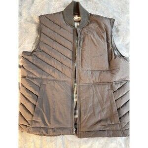Mountain Khakis Vest Men's XXL Black Full Zip Pockets Puffer Warm
